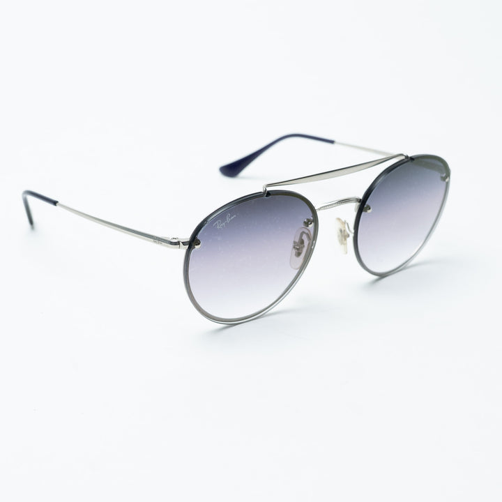 Ray-Ban Round Frame Silver-Tone Sunglasses