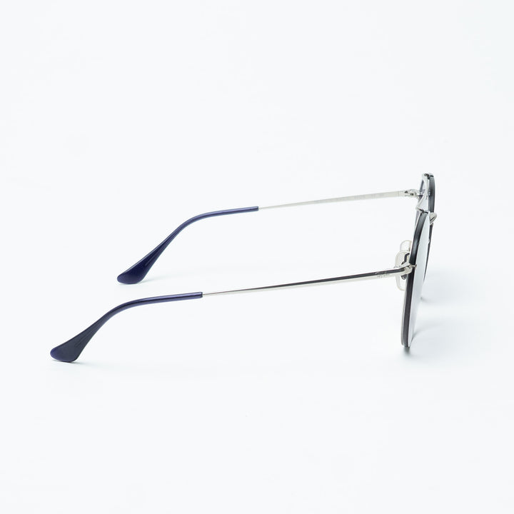 Ray-Ban Round Frame Silver-Tone Sunglasses