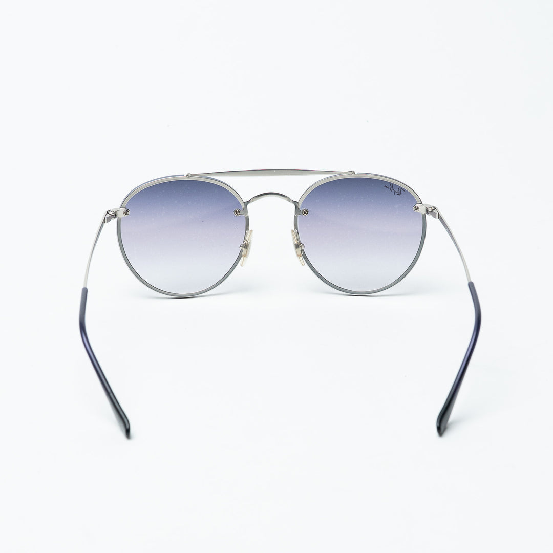 Ray-Ban Round Frame Silver-Tone Sunglasses