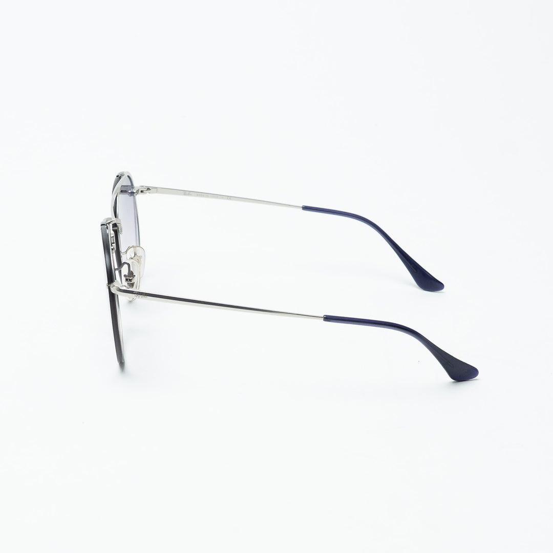 Ray-Ban Round Frame Silver-Tone Sunglasses