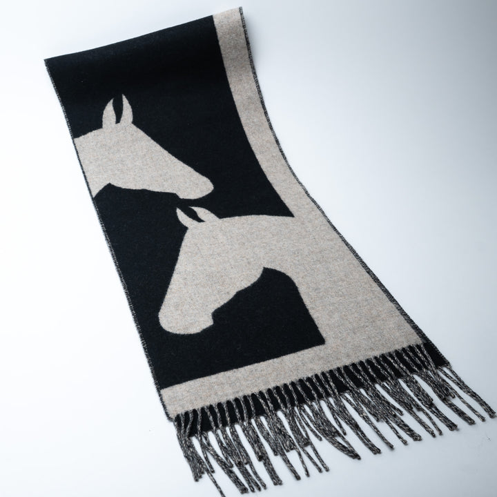Hermes Casaque Love Story Cashmere Scarf