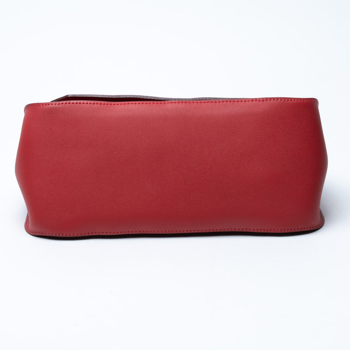 Hermes Rouge Swift Leather Jypsiere 28