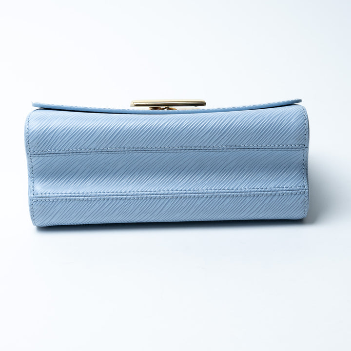 Louis Vuitton Light Blue Epi Leather Twist MM Bag