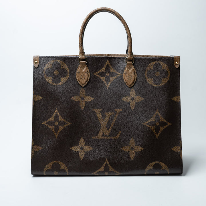 Louis Vuitton Brown Monogram Canvas OnTheGo GM Tote