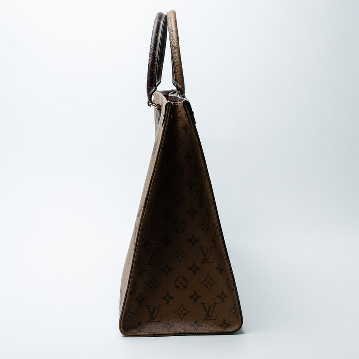 Louis Vuitton Brown Monogram Canvas OnTheGo GM Tote