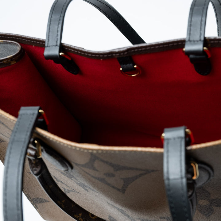Louis Vuitton Brown Monogram Canvas OnTheGo GM Tote