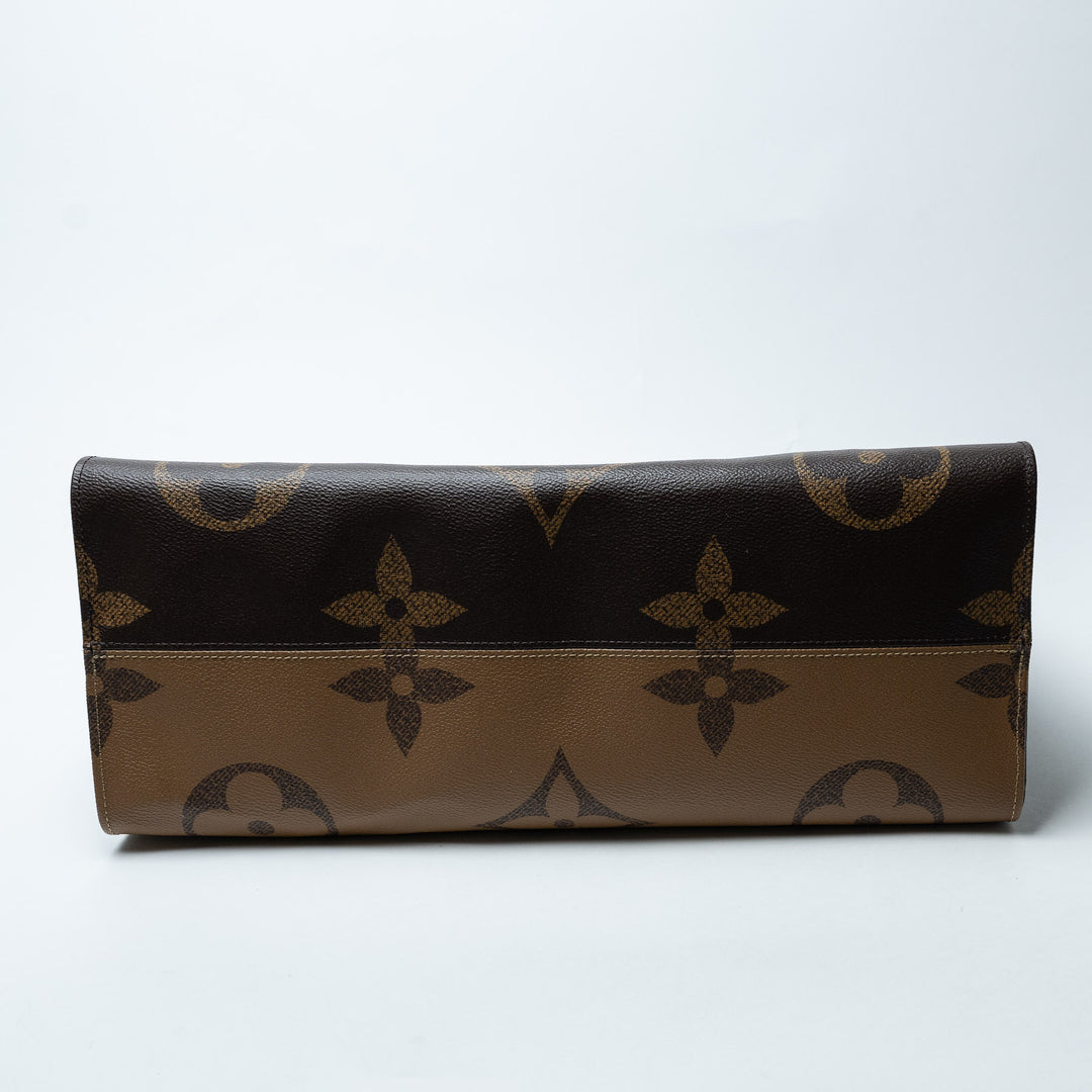 Louis Vuitton Brown Monogram Canvas OnTheGo GM Tote