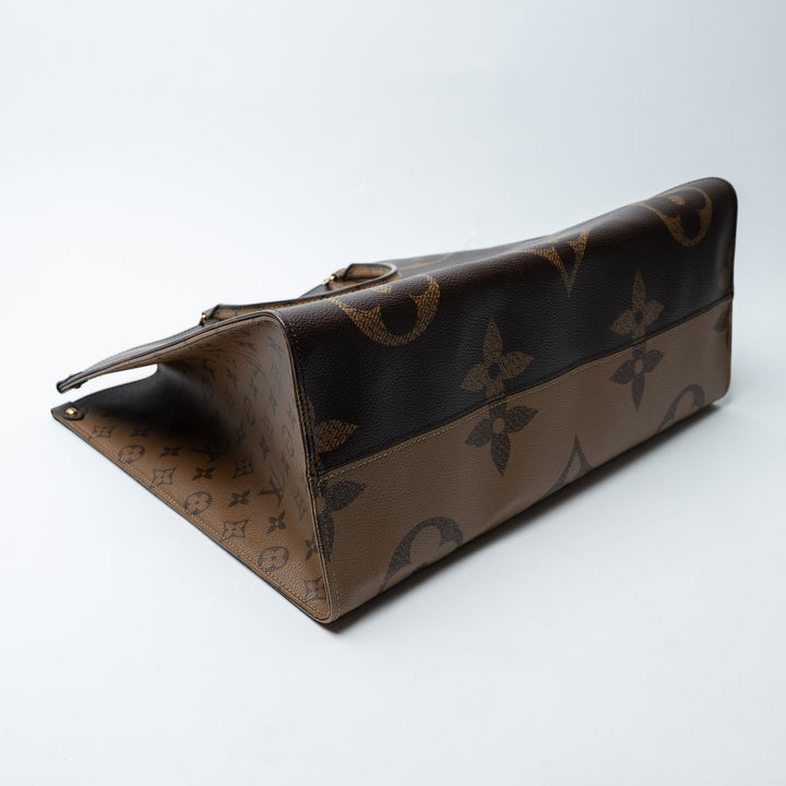 Louis Vuitton Brown Monogram Canvas OnTheGo GM Tote
