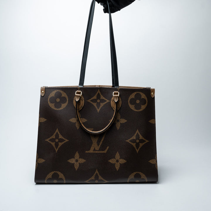 Louis Vuitton Brown Monogram Canvas OnTheGo GM Tote