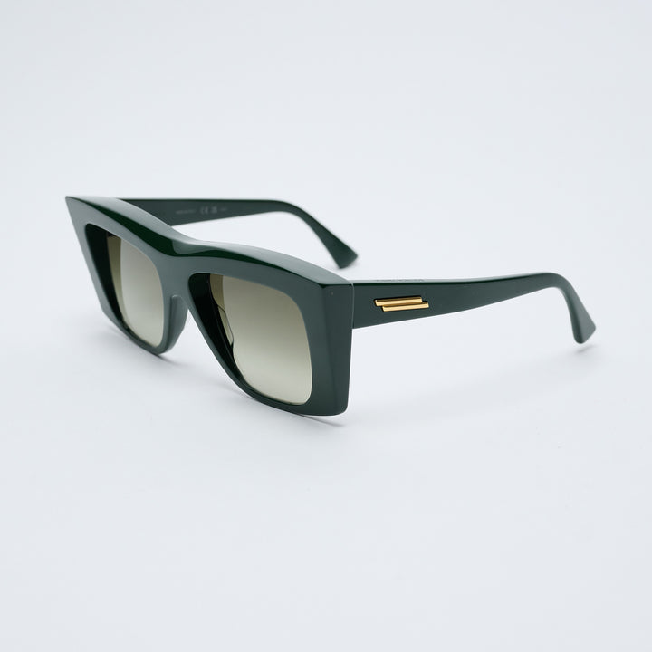 Green Acetate Rectangular Sunglasses. (view 5)