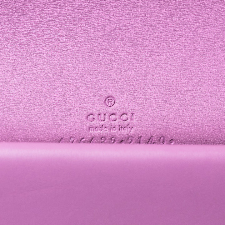 Pink Velvet Small Dionysus Chain Shoulder Bag. (view 6)