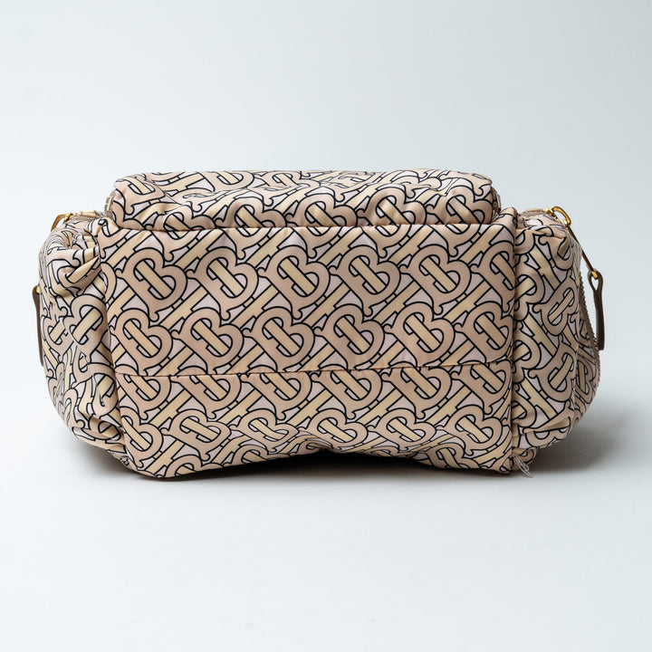Burberry Beige TB Monogram Nylon Backpack