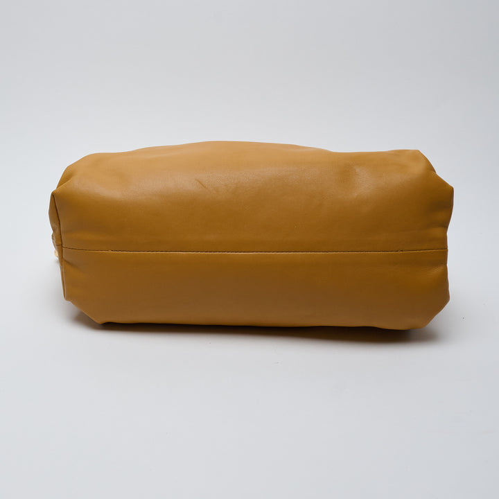 Caramel Nappa Leather The Chain Pouch. (view 4)
