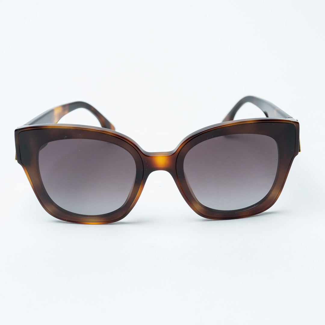 Tortoiseshell Acetate Fendi First Cat-Eye Sunglasses. (front)