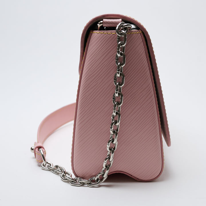 Pink Epi Leather Twist MM. (view 3)