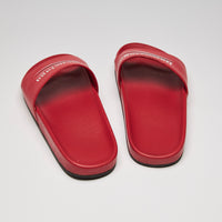 Pre-Loved Red Rubber Pool Slides. (back)