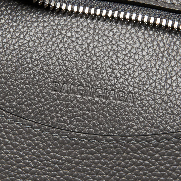 Balenciaga Grey Grained Calfskin Leather Small Neo Classic City Bag