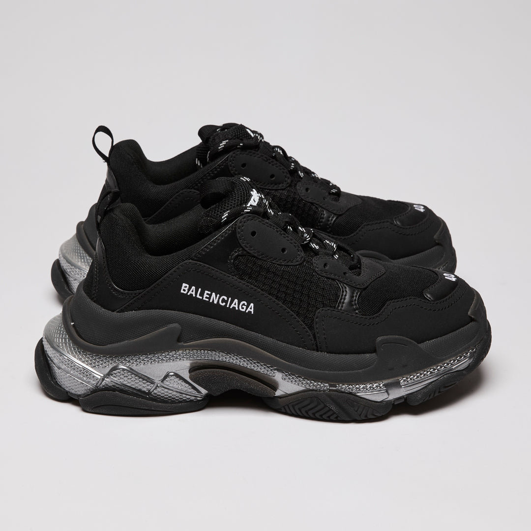 Balenciaga Black Triple S Sneaker's Size 40