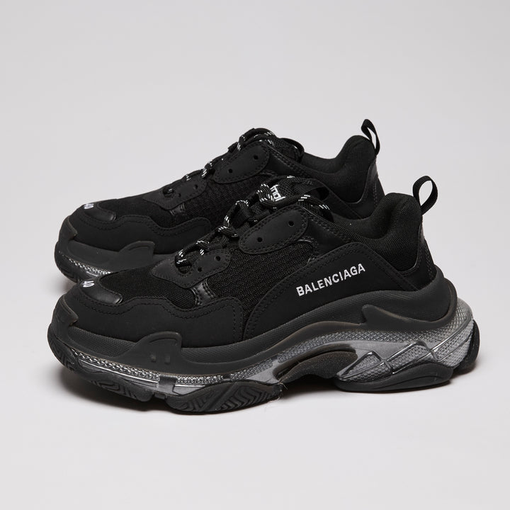 Balenciaga Black Triple S Sneaker's Size 40