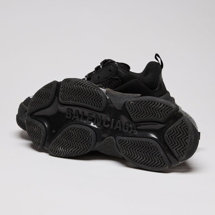 Balenciaga Black Triple S Sneaker's Size 40