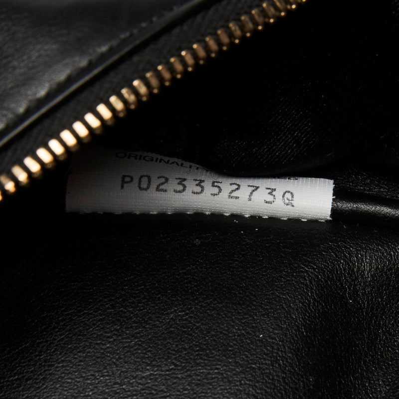 Bottega Veneta Smooth Black Leather Mini Knot Handbag
