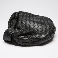Bottega Veneta Black Woven Teen Leather Jodie Bag