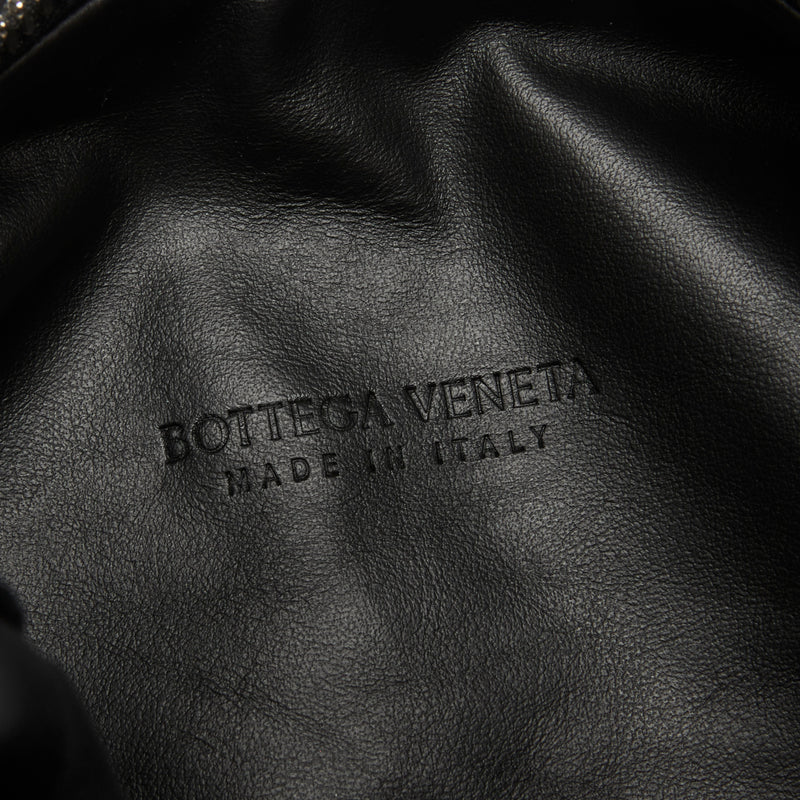 Bottega Veneta Black Woven Teen Leather Jodie Bag
