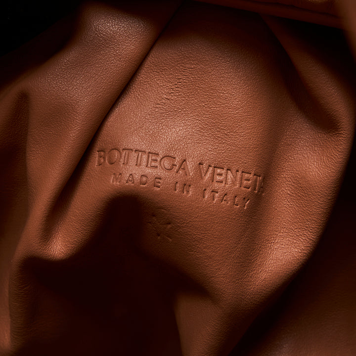 Bottega Veneta Orange Ochre Nappa Leather The Shoulder Pouch Hobo Bag