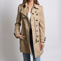 Burberry Khaki Trench Coat