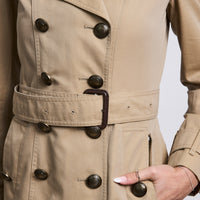 Burberry Khaki Trench Coat