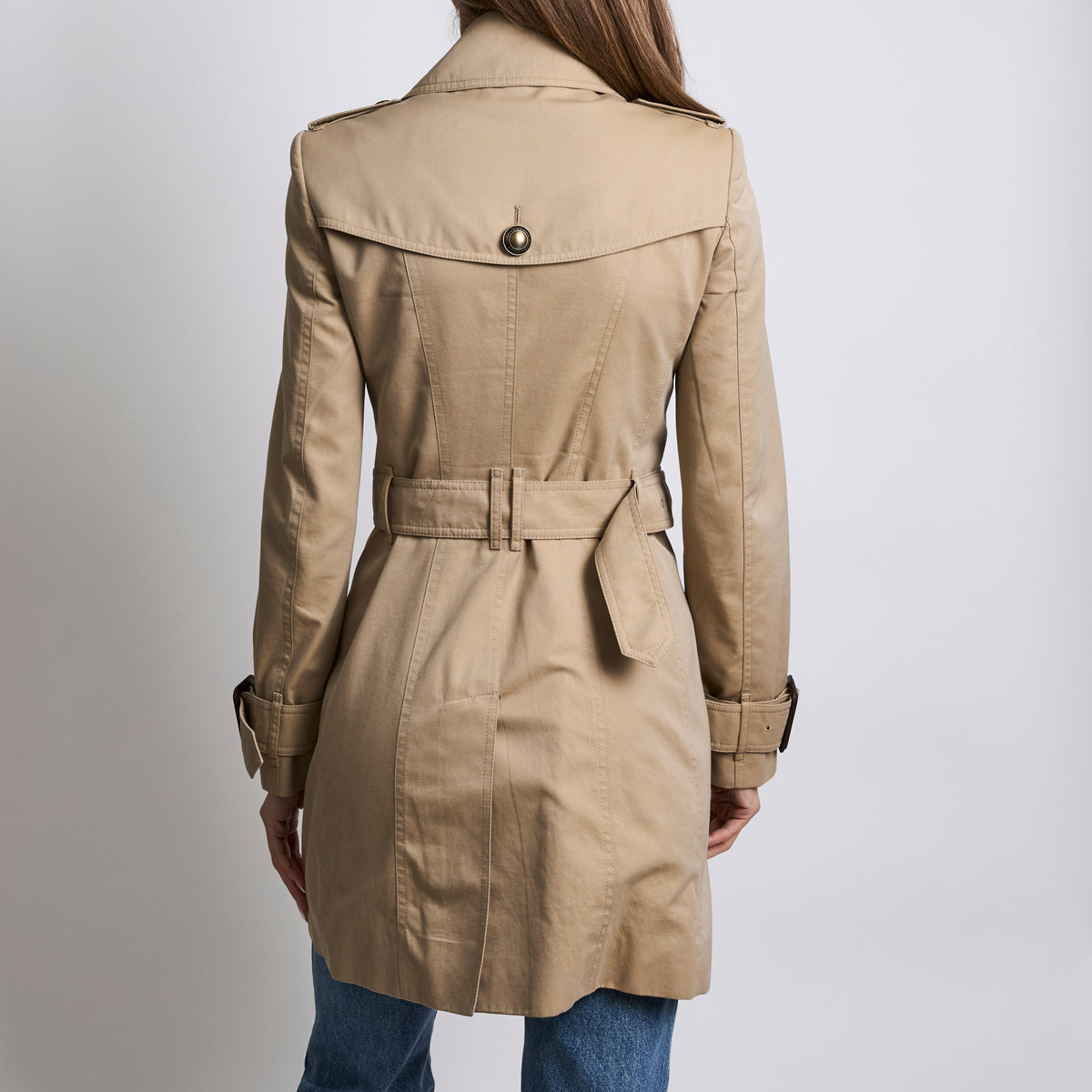 Burberry Khaki Trench Coat