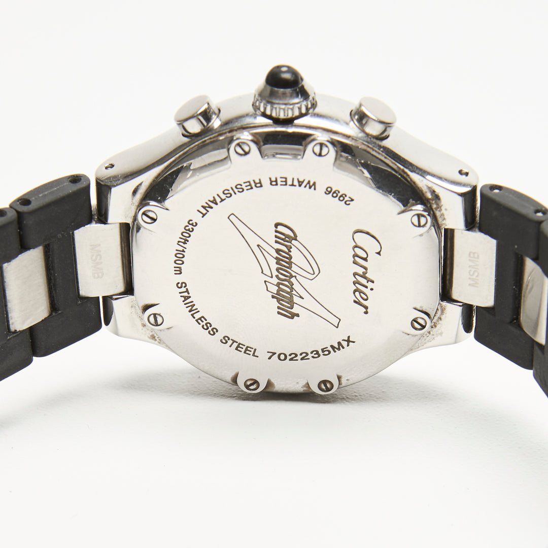 Cartier Stainless Steel Must 21 Chronoscaph Watch 32mm