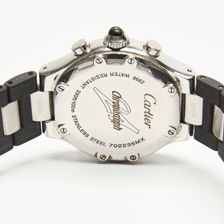 Cartier Stainless Steel Must 21 Chronoscaph Watch 32mm