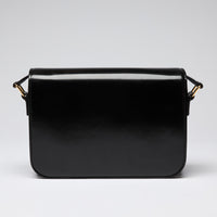 Celine Black Leather Classique Triomphe Bag