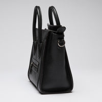 Celine Black Leather Luggage Tote