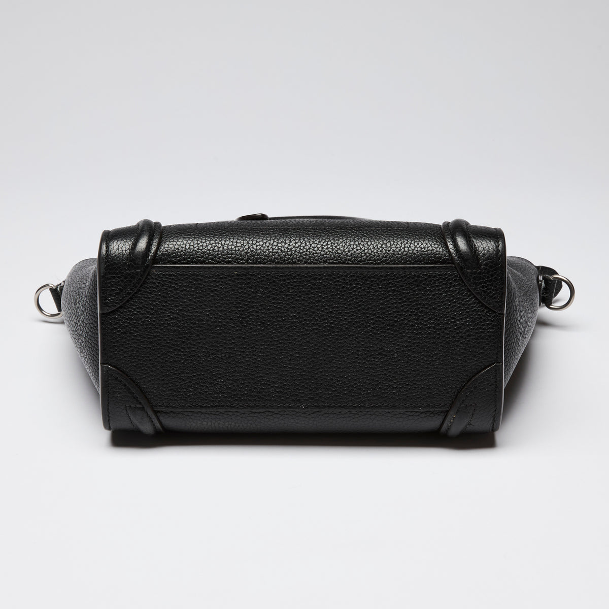 Celine Black Leather Luggage Tote