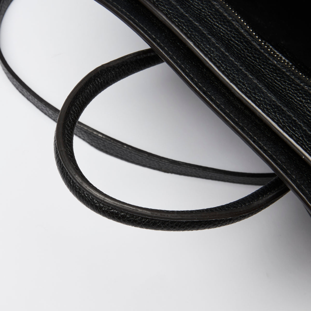 Celine Black Leather Luggage Tote