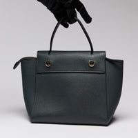Celine Navy Blue Nano Belt Bag in Grained Calfskin