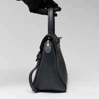 Celine Navy Blue Nano Belt Bag in Grained Calfskin
