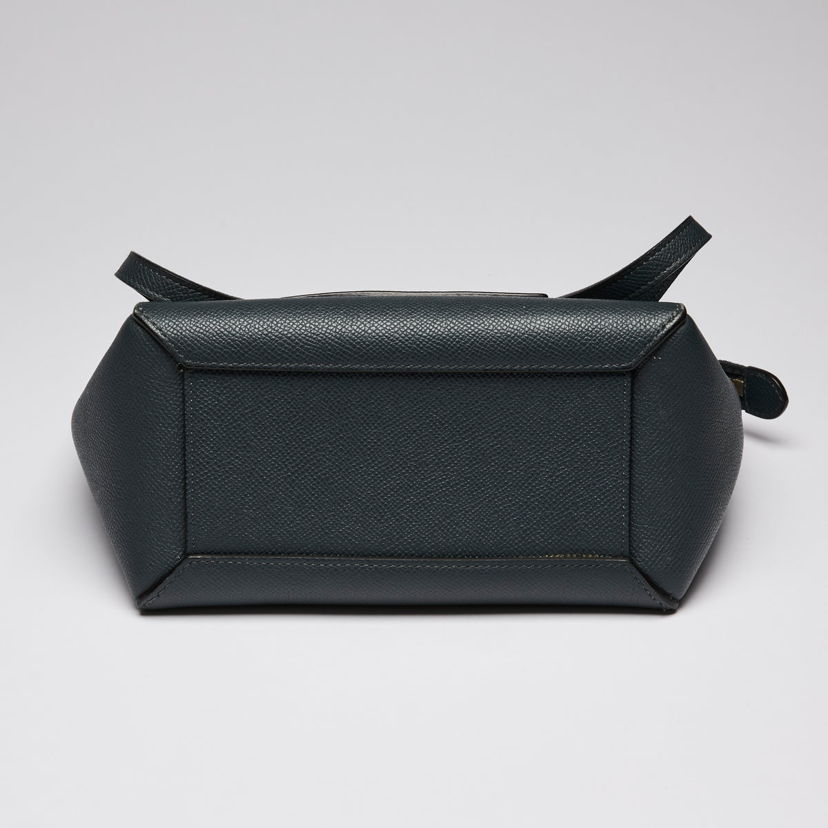 Celine Navy Blue Nano Belt Bag in Grained Calfskin