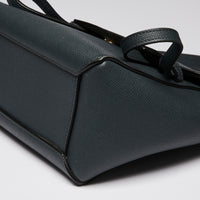 Celine Navy Blue Nano Belt Bag in Grained Calfskin