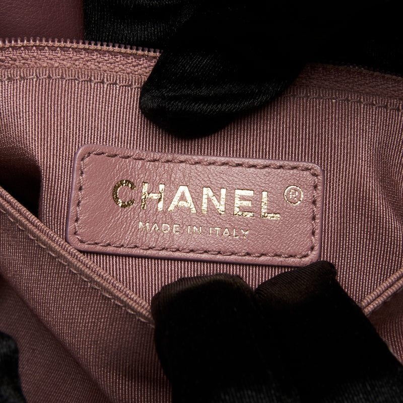 Pre-Loved Chanel ™ Burgundy Shearling Top Handle Crossbody Bag