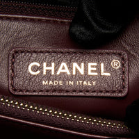 Pre-Loved Chanel™ Black Pebbled Leather Flap Bag with Top Handle