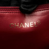 Pre-Loved Chanel™ Red Pebbled Leather Backpack