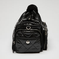 Pre-Loved Chanel™ Black Nylon Sherling Top Handle Hand Bag