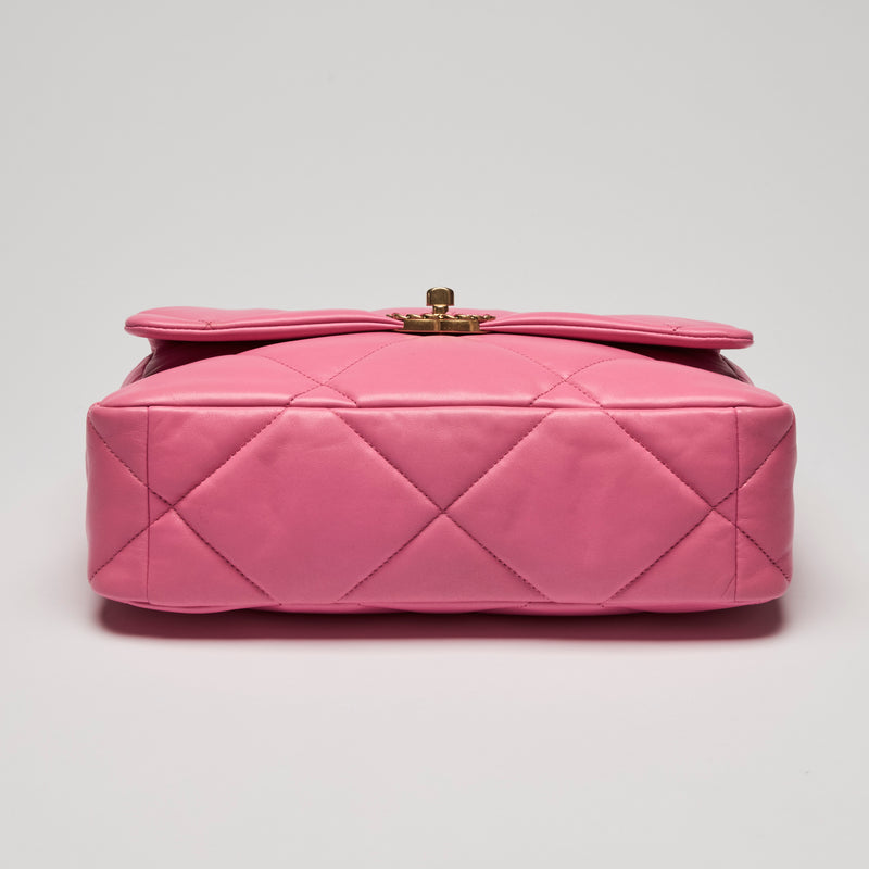 Pre-Loved Chanel™ Pink Grained Leather Shoulder Bag