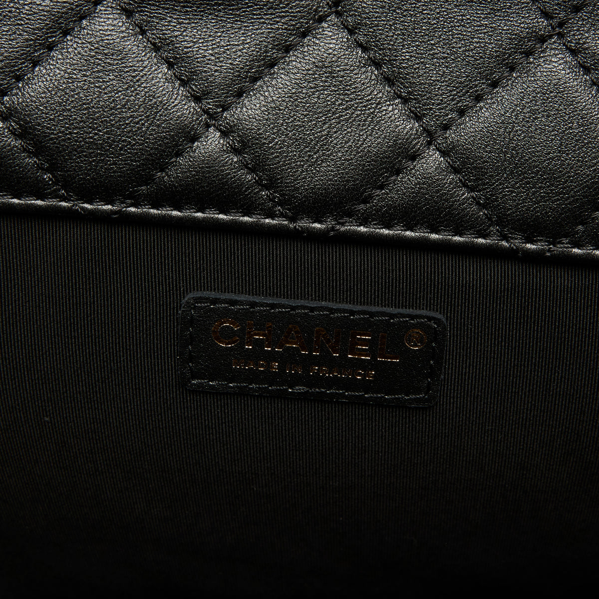 Pre-Loved Chanel™ Black Grained Leather XXL Flap Bag