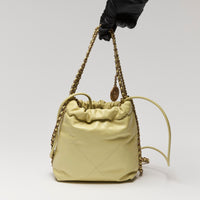 Pre-Loved Chanel™ Yellow Soft Leather Crossbody Bag