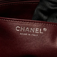 Pre-Loved Chanel ™ Burgundy Patent Jumbo Quilted Leather Single Flap Bag
