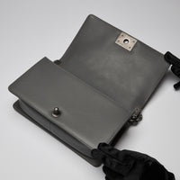 Pre-Loved Chanel ™ Grey Lambskin Boy Bag